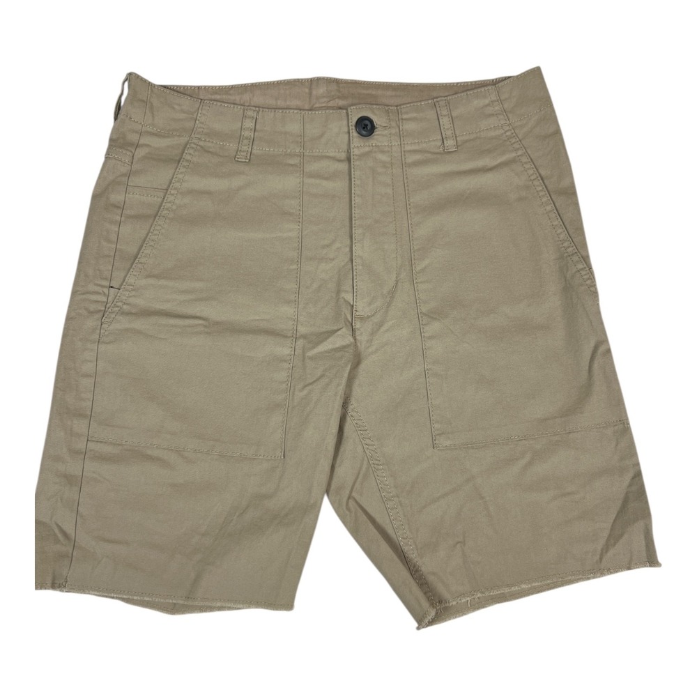 No‎ Boundaries Khaki Shorts Utility Pockets Casual Everyday Brown Size 32